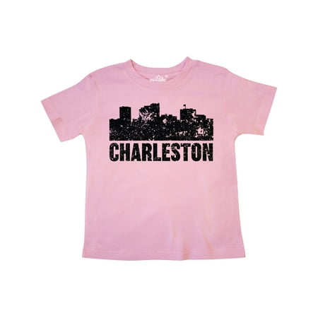 

Inktastic Charleston Skyline Grunge Gift Toddler Boy or Toddler Girl T-Shirt