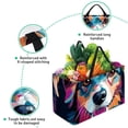 thumbnail image 3 of Pixel Dog Large-capacity Foldable Reusable Shopping Bag: Oxford Cloth, Storage Bins, Collapsible Bucket, Storage Bin, 3 of 7