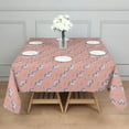 thumbnail image 3 of Pink Cartoon Unicorn Lightning Pattern Square Tablecloth,Waterproof Square Table Cover,Wipeable Spillproof Washable Table Cover for Home Kitchen Party Decor 42"X42"(107x107cm), 3 of 6
