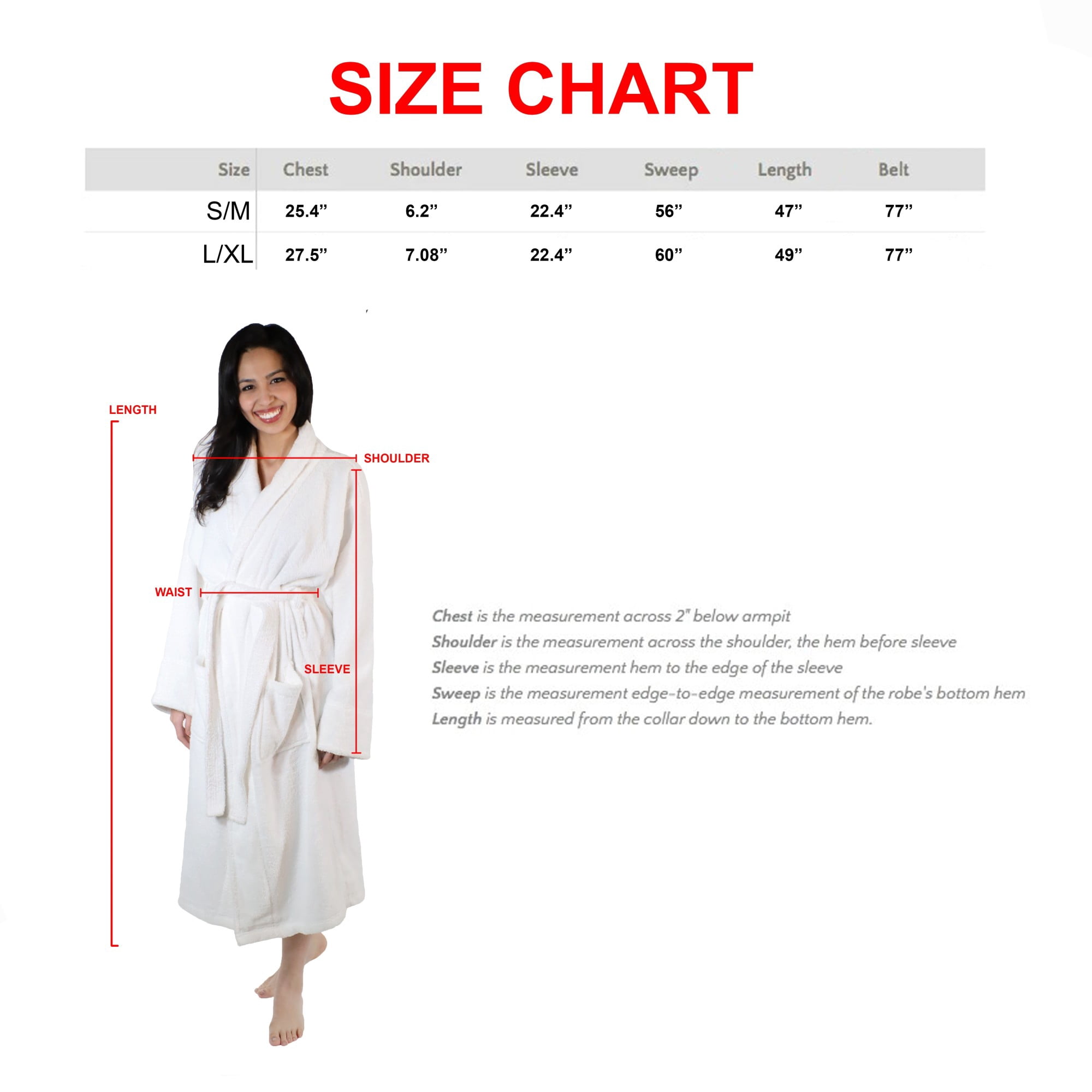 Superior Women's Turkish Cotton Terry Ultra-Soft and Absorbent Long Bathrobe, Navy blue, Small / Medium