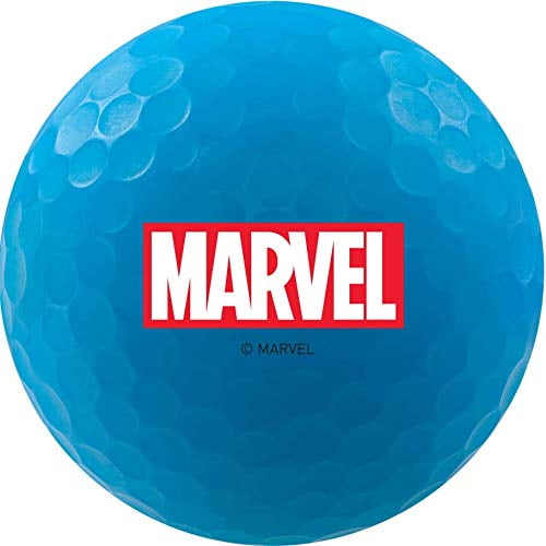 Volvik Marvel Spider-Man Hero Golf Balls | 4-Pack with Ball Marker