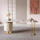 thumbnail image 4 of Conference Tables Computer Desks Office Study Storage Gaming Vanity Computer Desks Drawers Silla Escritorio Office Furniture My Lux Decor Round, 4 of 11