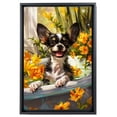 thumbnail image 2 of Funny Bathroom Wall Art CuteToy Fox Terrier Dog Canvas Print Dog Bathtub Picture Humor Animal Artwork Painting for Restroom Bathroom, Cute Gifts For Girlfriends, Christmas Gifts, 2 of 5