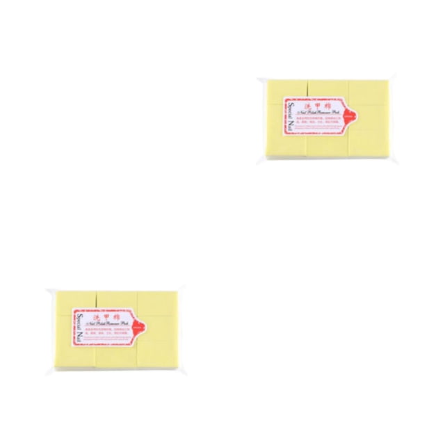 Removedor de esmalte Soidarity 600 unids/set Almohadilla de un solo uso Amarillo
