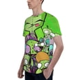 thumbnail image 6 of Mens Invader Zim 3d Print T-Shirt Crewneck Short Sleeve Tee Shirt, 6 of 7