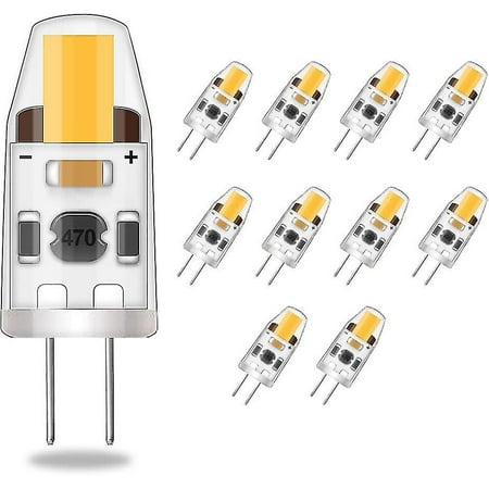 

Led G4 Dimmable Light Bulbs 2w Equivalent 20w Halogen Lamp 200lm Warm White Energy Saving Light Bulb No Flicker Ac/dc 12-24v G4 Bi-pin 360 Beam