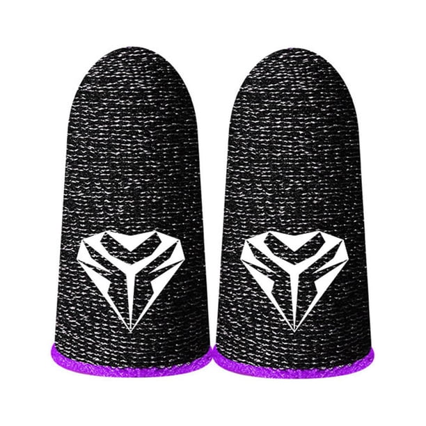 Fundas para Dedos Bsvklp 1 Par para Cunas PUBG Transpirables a Prueba de Sudor púrpura