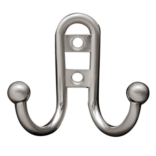 Brainerd Double Robe Hook with Ball End, Available in Multiple Colors