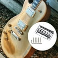 thumbnail image 4 of Dalazy Guitare Pont Modifié Composant Professionnel Instrument de Musique Accessoires Métal Fixe Queue Dure Selle Raccord de Remplacement, 4 of 7