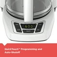 thumbnail image 6 of BLACK+DECKER 12-Cup Programmable Coffee Maker with Sneak-A-Cup, Keep Hot Plate, White, CM1160W-1, 6 of 11