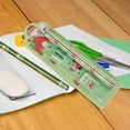 thumbnail image 4 of YIMWNYI 5-Piece Stationery Set, Pencil, Eraser, Ruler, Sharpener, and Cute Design, Practical Office and Learning Supplies for Everyday Use, 4 of 5