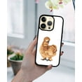 thumbnail image 5 of FINCIBO Soft Rubber Protector Cover Case for Apple iPhone 14 Pro Max 6.7" 2022, Fluffy Silkie Chicken, 5 of 5