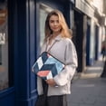 thumbnail image 6 of FORMRS 13-13.3 inch Laptop Sleeve Case Soft Carrying Quilted Computer Bag Cover, Blue Geometric, 6 of 7