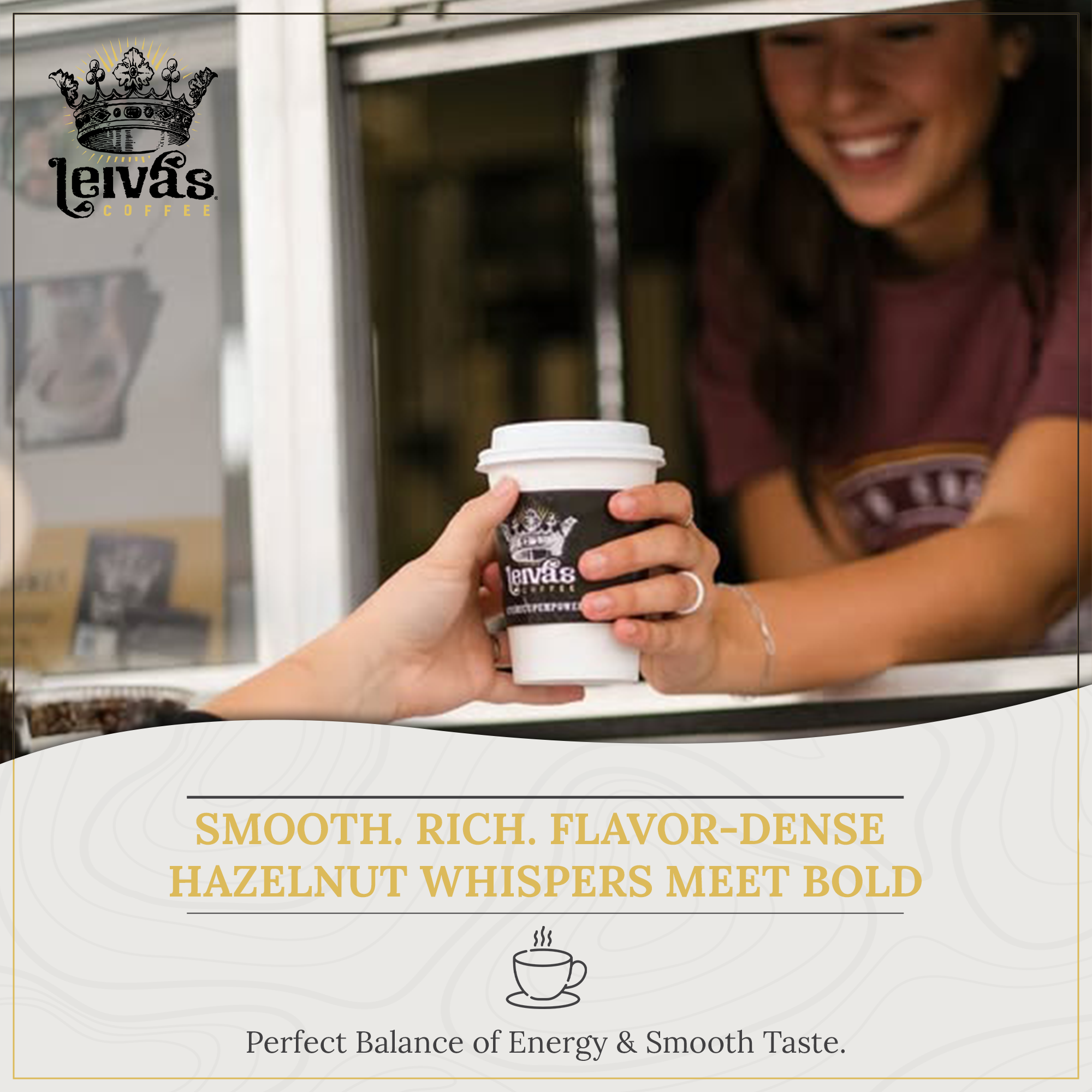 Leiva’s Guatemalan Single Serve Coffee Pods (22 Count) – Small Batch, Hazelnut Flavor Capsules - Rich, Bold & Balanced Flavor - Single Serve Pods for Keurig Coffee Machine - 0.35 Oz Cups