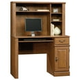 thumbnail image 2 of Bowery Hill Small Computer Desk with Hutch in Milled Cherry, 2 of 9