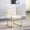 White, variant on Linen Material - Classic Tufting Detail - Home Interior / Creates Elegant Ambiance