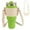 Green, variant on Adjustable Tumbler Carrier Strap Leather Cup Holder Sleeve for 30-40oz Water Bottles Hands Free Crossbody 13.8-22.8 in