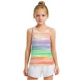thumbnail image 6 of Toddler Boys Girls Tank Top Tie Dye Graphic Print Round Neck Sleeveless Basic Undershirts Loose Soft Summer Casual T Shirt 3-15Years, 6 of 6