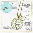 thumbnail image 4 of Love Wife Promise Whole Life Necklace Gutsy Goodness Female Adult Bronze Metal Jewelry, 4 of 7