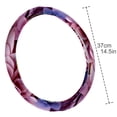thumbnail image 4 of Petal flower 14.5 Inch Printing PVC Leather Auto Accessories Car Wheel Covers Steering Wheel Cover Car Wheel Cover, 4 of 6