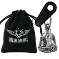 thumbnail image 2 of Motorcycle Bell for Bikers Women Men W/ Hanger, Biker Bell for Riders, Good Luck Riding Bell Moto Accessories, 2 of 3