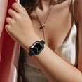 thumbnail image 3 of ALMNVO (1/3Pack) Slim Bracelet Solo Loop Band for Apple Watch Bands 45mm 40mm 44mm 38mm 49mm 49mm 41mm Women Men , Elastic Adjustable Sport Nylon Strap for iWatch Series Ultra 8 7 6 SE 5 4 3 2 1 Nike, 3 of 12