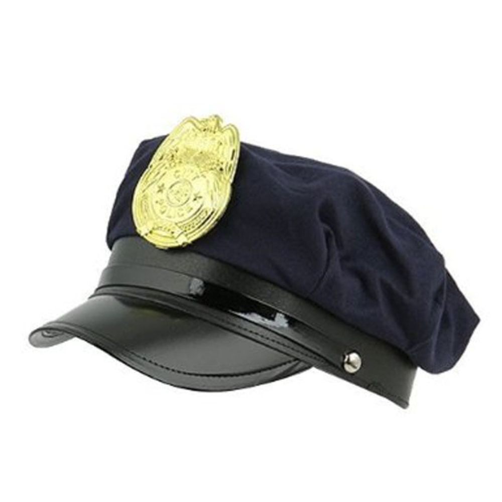 Police Officer Navy Blue Cap Hat 