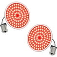 thumbnail image 1 of HAHDAXIA 1156 LED Turn Signal Light Rear 81 LEDs Bulb Compatible for Harley Davidson Dyna Sportster Touring Road King Street Glide Electra Glide 1986-2022, Red, 1 of 6