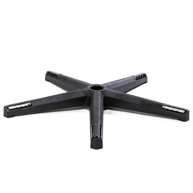 PRISP Gaming Chair Base Replacement - 5 Legs Base, Black, Office Desk Chair Parts