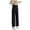 Black, variant on SELONE Maternity Cargo Pants for Women Cotton Trousers Over The Belly Straight Leg Bottoms Soild Outwear
