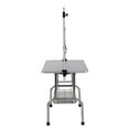 thumbnail image 5 of Demi Bonn 42" Pet Grooming Table for Large Dogs Adjustable Height Portable Trimming Table Drying Table w/Arm/Noose/Mesh Tray, Gray, 5 of 11