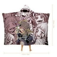 thumbnail image 2 of My Hero Academia Himiko Toga Wearable Blanket Cloak Arctic Velvet Hooded Blanket Soft Fuzzy Hoodie Blanket Cape for Adults Kids 50"x60", 2 of 8