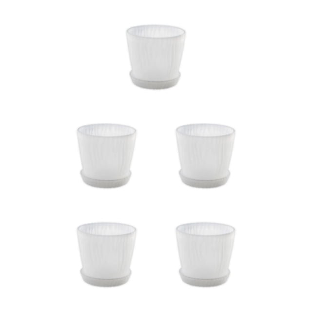 Matsuzay Macetas resistentes a la intemperie para jardinería, macetas decorativas para flores, maceta para bonsái, maceta transparente M + Type2 NO2