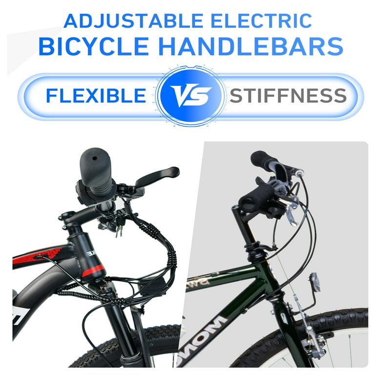 Ne✌️ 20 in. Folding Black Electric Bike 500-Watt Motor 20 in. Fat