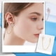 thumbnail image 5 of 40 piezas de 2 colores DIY Ear Cuff Metal Tassel Wrap Accesorios 16 mm de largo en forma de C para hacer aretes sin perforación, 5 of 9