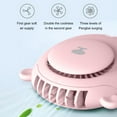 thumbnail image 6 of Needhep Quiet Rechargeable Mini Table Fan,Small Modern Fan, Office Desk Fans Small Quiet, Small Desk Fan Quiet, Small Fans for Bedroom Quiet (Pink), 6 of 6