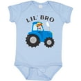 thumbnail image 3 of Inktastic Farmer Tractor Little Bro Boys Baby Bodysuit, 3 of 5