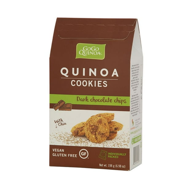 GoGo Quinoa Chocolate Chip Quinoa Cookies, Box of cookies Walmart.ca