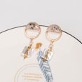 thumbnail image 3 of Womens Earrings Creative Colored Shell Stud Earrings Drop Earrings for Christmas, 3 of 9