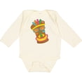 thumbnail image 3 of Inktastic Happy Tiki Face Boys or Girls Long Sleeve Baby Bodysuit, 3 of 5