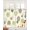 Green, variant on Abstract Geometric Sheer Curtains 63 Inch Length 2 Panels Set for Living Room/Bedroom, Farmhouse Vintage Polka Dot Red Brown Kitchen Curtains Grommet Semi-Sheer Curtains Window Treatments 42"x63"x2