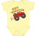 thumbnail image 3 of Inktastic Happy Thanksgiving Monster Truck with Turkey and Food Boys or Girls Baby Bodysuit, 3 of 5