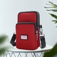 thumbnail image 4 of EnJoCho Solid Color Versatile Mobile Phone Bag Small Crossbody Bag Vertical Mini Change Bag Trendy Matching Bags for Male Female for Travel Casual Use Clearance, 4 of 6