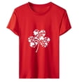 thumbnail image 1 of Blouses à Manches Courtes pour Femmes, Mode Décontractée, T-Shirt à Manches Courtes Imprimé, Blouse d'Été pour Femmes, 1 of 4