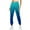 Blue, variant on Fshinging Women Dress Pants Pocket Sweat Printed Comfy High Waisted Workout Athletic Casual Joggers Joggers Trousers