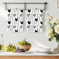 thumbnail image 3 of Rooster Farmhouse Black Kitchen Towels Set of 3, Farm Animals Simple Art Modern Absorbent Dish Towels for Kitchen, Microfiber Hand Towel, Quick Drying Tea Towel for Cleaning Decorative Dishcloths, 3 of 7