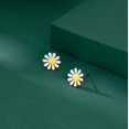 thumbnail image 3 of 925 Sterling Silver Daisy Flower Stud Earrings for Women Teens White Flower Stud Earrings Summer Spring Earrings, 3 of 10