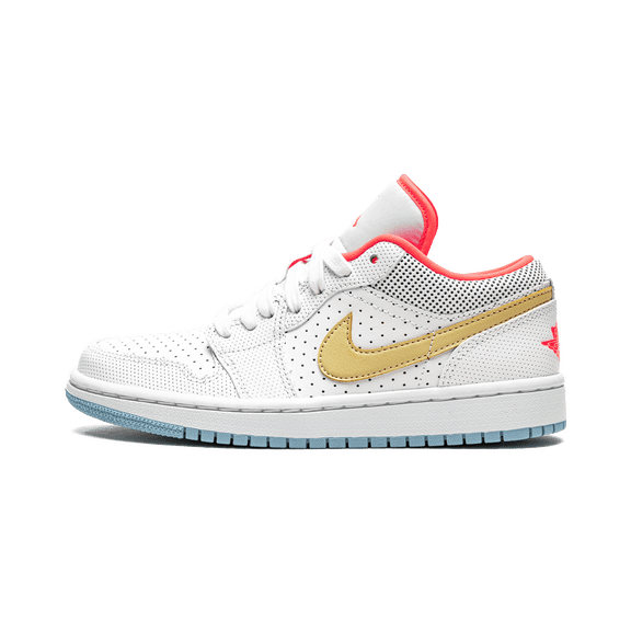 Jordan WOMENS AIR JORDAN 1 LO SE Womens "White / Sesame / Flash Crimson" DC9509 100 DC9509 100 from Stadium Goods