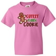 thumbnail image 3 of Inktastic Cutest Little Cookie Cute Christmas Gingerbread Man Youth T-Shirt, 3 of 5