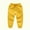 Yellow, variant on Toddler Boys Girls Toddler Jogger Pants Elastic Waist Cotton Sweatpants Winter Warm Pants Lounging Bottoms with Pocket